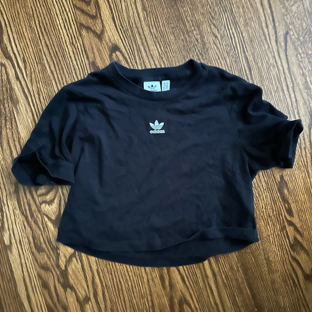 Adidas Black Tee with Logo